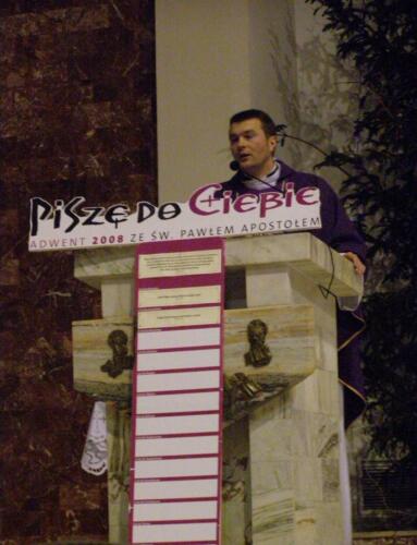 Msza Święta osób niepełnosprawnych i spotkanie opłatkowe Parafia Świętej Jadwigi Królowej w Bydgoszczy - 21.12.2008