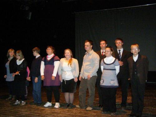 Teatr osób niepełnosprawnych 21 z Warszawy ze sztuką Portret oraz premiera filmu Krzysztofa Nowickiego 21 i projekcja filmu Downtown - Miasto Downów Marty Dzido i Piotra Śliwowskiego 15.10.2011